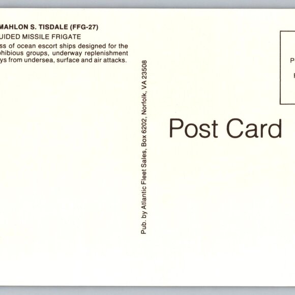 Postcard  Unposted  Warships [Frigates] Lot of 8 Historic Collection #1170 - Picture 16 of 16